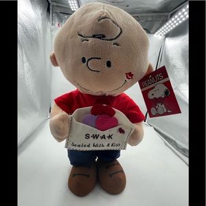 Rare Peanuts 20” Charlie Brown swak sealed with kiss  envelope Valentine’s